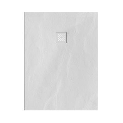 Douchebak Sanitop Just Creating Relievo Crag 90x120 cm Mat Wit Brauer