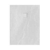 Douchebak Sanitop Just Creating Relievo Crag 90x120 cm Mat Wit Brauer - thumbnail