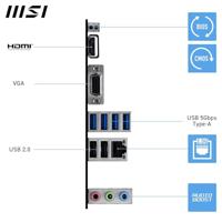 MSI PRO B840M-B AM5 mATX MB Moederbord Socket AMD AM5 Moederbord chipset AMD® B840 - thumbnail