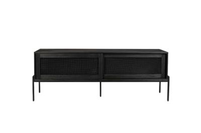 Zuiver TV-meubel 'Hardy' Eikenhout, 160cm, kleur Zwart