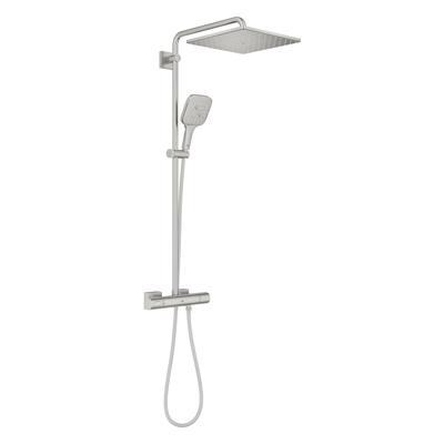 Grohe Rainshower smartactive 310 cube douchesysteem mono vierkant 9,5l/m supersteel 26837dc0 - thumbnail