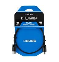 Boss BMIDI-PB2 MIDI-kabel 5-pins multi-directioneel 60cm - thumbnail