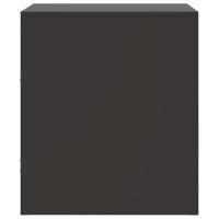 Nachtkastjes 2 st 34,5x39x44 cm staal zwart - thumbnail