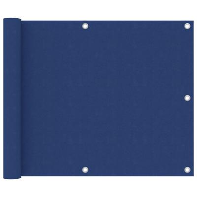 Balkonscherm 75x300 cm oxford stof blauw