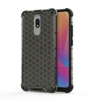 Voor Xiaomi Redmi 8A schokbestendige honingraat PC + TPU case (zwart) - thumbnail