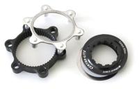 XLC Naafd centerlock adapter 6 noks zw/zi - thumbnail