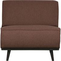 BePureHome Bank 'Statement' 1-zits Element, Bouclé, kleur Coffee - thumbnail