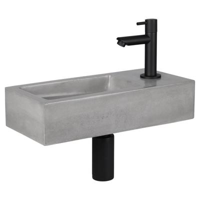 Fonteinset Differnz Jukon Rechts 38.5x18.5x9 cm Beton Grijs Differnz