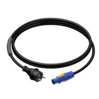 Procab PRP442 Power PowerCON - Schuko male stroomkabel 3m - thumbnail