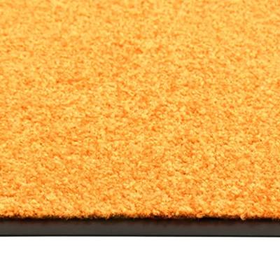 Deurmat wasbaar 90x120 cm oranje