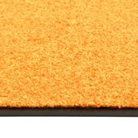 Deurmat wasbaar 90x120 cm oranje - thumbnail