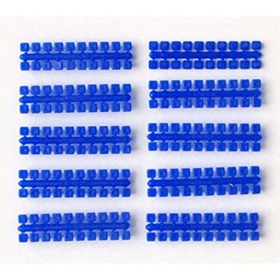 Ministeck 1 punt kleurstrips donkerblauw (602), 10 stuks puzzel