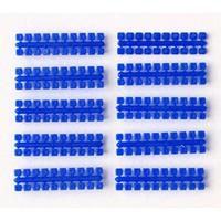Ministeck 1 punt kleurstrips donkerblauw (602), 10 stuks puzzel - thumbnail