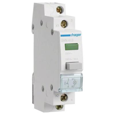 Pressure switch Groen 16 A 230 V Hager SVN413
