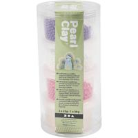 Creativ Company Pearl clay®, diverse kleuren, 3x25+38 gr, 1 set - thumbnail