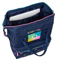 Laptoptas Benetton Cool Marineblauw 27 x 40 x 19 cm - thumbnail