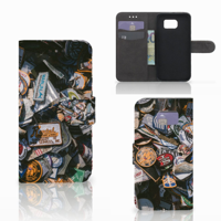 Samsung Galaxy S6 Edge Telefoonhoesje met foto Badges - thumbnail