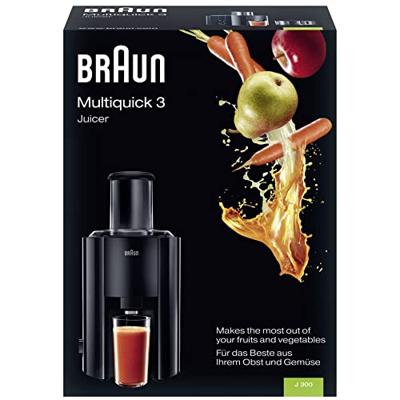 BRAUN J300 MultiQuick 3 Centrifuge - zwart BRAUN J300 MultiQuick 3 Centrifuge - zwart