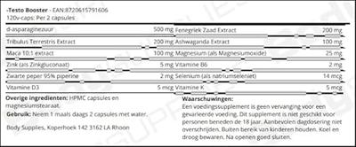 -Testo Booster 120v-caps
