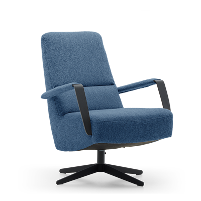 Fauteuil X-108 Blauw Stof Fauteuil X-108 Blauw Stof