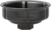 HAZET Oliefitersleutel 2169-76 · 1/2 inch (12,5 mm) vierkant hol · Ribbelprofiel · SW 76 mm - thumbnail