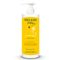 Weleda Calendula liniment reinigingsmelk vegan 400 Milliliter - thumbnail