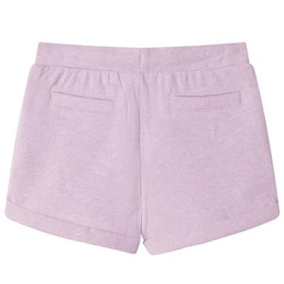 Kindershorts met trekkoord 116 gemengd lila Kindershorts met trekkoord 116 gemengd lila