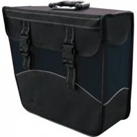 Greenlands enkele tas zwart, links. afmeting 37x33x14 cm, inhoud 20 litre - thumbnail