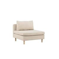 Nohr Fauteuil 'Sharen' kleur Beige - thumbnail