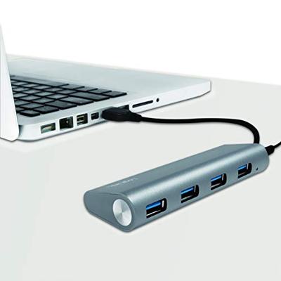 LogiLink UA0307 USB 3.2 Gen 1-hub 4 poorten Aluminium LogiLink UA0307 USB 3.2 Gen 1-hub 4 poorten Aluminium