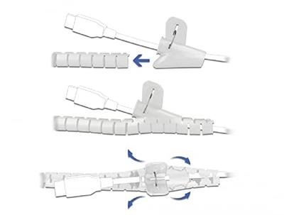Delock 18840 Ribbelbuis Polyethyleen Wit (Ø x l) 20 mm x 2.5 m 1 stuk(s) Delock 18840 Ribbelbuis Polyethyleen Wit (Ø x l) 20 mm x 2.5 m 1 stuk(s)