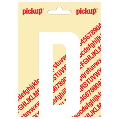 Plakletter Nobel Sticker witte letter D wit Pickup - Pickup Plakletter Nobel Sticker witte letter D wit Pickup - Pickup