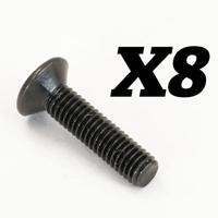 FTX - Rokatan Flat Head Cross Screw M3X13 (FTX10195) - thumbnail