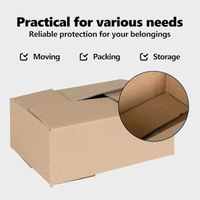 VidaXL Vouwdoos met opslag 50 pcs naturel 35 x 24 x 15 cm karton VidaXL Vouwdoos met opslag 50 pcs naturel 35 x 24 x 15 cm karton
