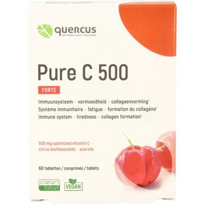 Quercus Energie & Vitaliteit Pure C 500 60Tabletten