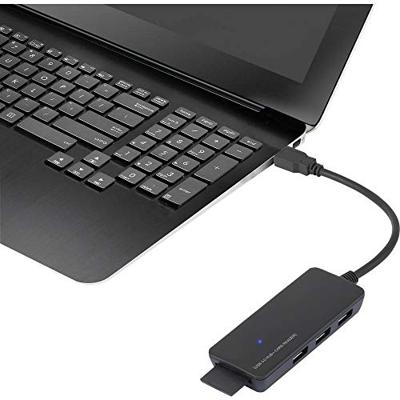 Renkforce USB 3.2 Gen 1-hub 3 poorten Met ingebouwde SD-kaartlezer Zwart