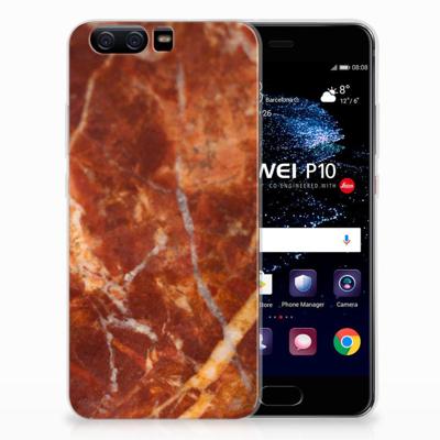 Huawei P10 | TPU | Siliconen hoesje | Marmer Bruin Huawei P10 | TPU | Siliconen hoesje | Marmer Bruin
