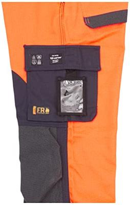 Blåkläder Multinorm inherent werkbroek 15891513 | High Vis Oranje/Marineblauw | Maat 56 - 7330509721025