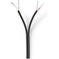 Stereo Audio Cable | 2x 0,12 mm2 | 100 m | Folieverpakking | Zwart - thumbnail