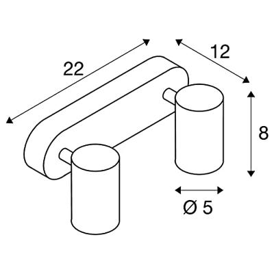 SLV 156510 LED-plafondlamp 18 W Zwart