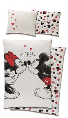 Disney Minnie Mouse Dekbedovertrek - kiss 140x200 cm Disney Minnie Mouse Dekbedovertrek - kiss 140x200 cm