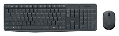 Toetsenbord logitech mk235 + muis drl zwart Toetsenbord logitech mk235 + muis drl zwart