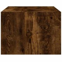 Tv-meubel LED-verlichting 75x35,5x25 cm gerookt eikenkleurig - thumbnail