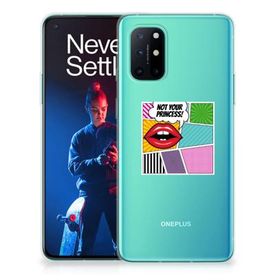 OnePlus 8T | Sillicone Back Cover | Popart Princess OnePlus 8T | Sillicone Back Cover | Popart Princess