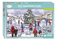 Ice Skating Fun Puzzel 1000 Stukjes - thumbnail
