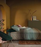 Beddinghouse Beddinghouse Duco Dekbedovertrek Olijfgroen 200 x 200/220 cm + 2x 60 x 70 cm - thumbnail