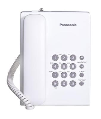 Panasonic KX-TS500PDW telefoon Analoge telefoon Wit