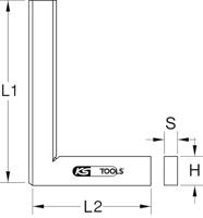 KS Tools 300.0231 3000231 Platte winkelhaak - thumbnail