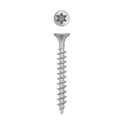 Dynaplus kozijnschroef [200x] - AR-SILVER - platkop - TX-20 - 4.0x40mm