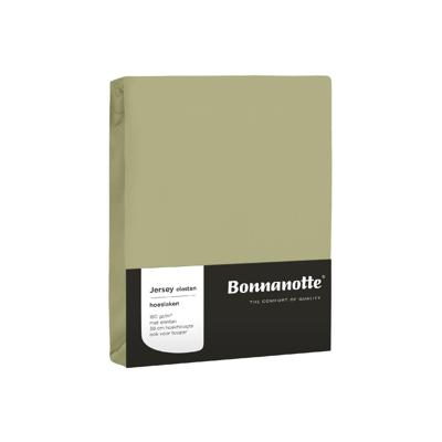 Bonnanotte Hoeslaken jersey olijfgroen 90x20cm Bonnanotte Hoeslaken jersey olijfgroen 90x20cm